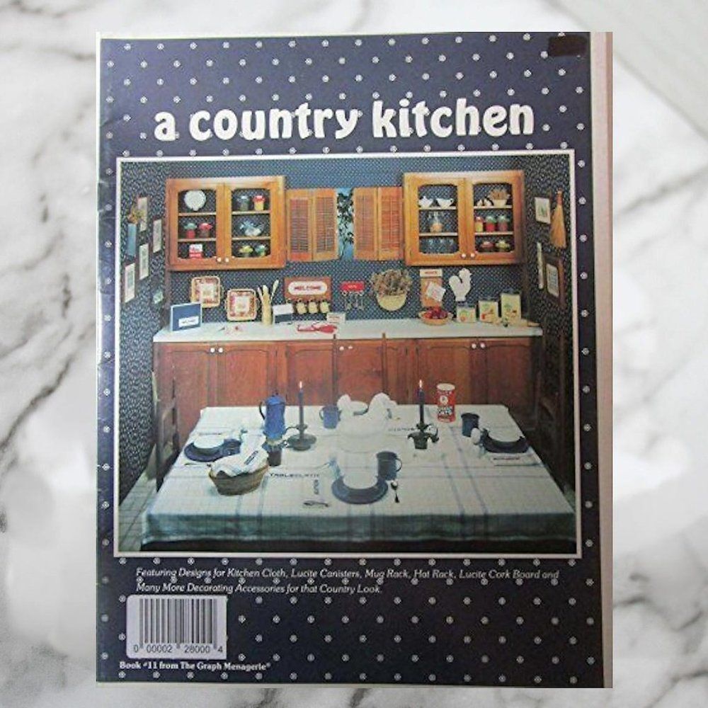 A Country Kitchen Graph Menagerie Cross Stitch Pattern Book 1981 Bk 11